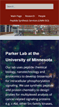 Mobile Screenshot of parkerlab.org